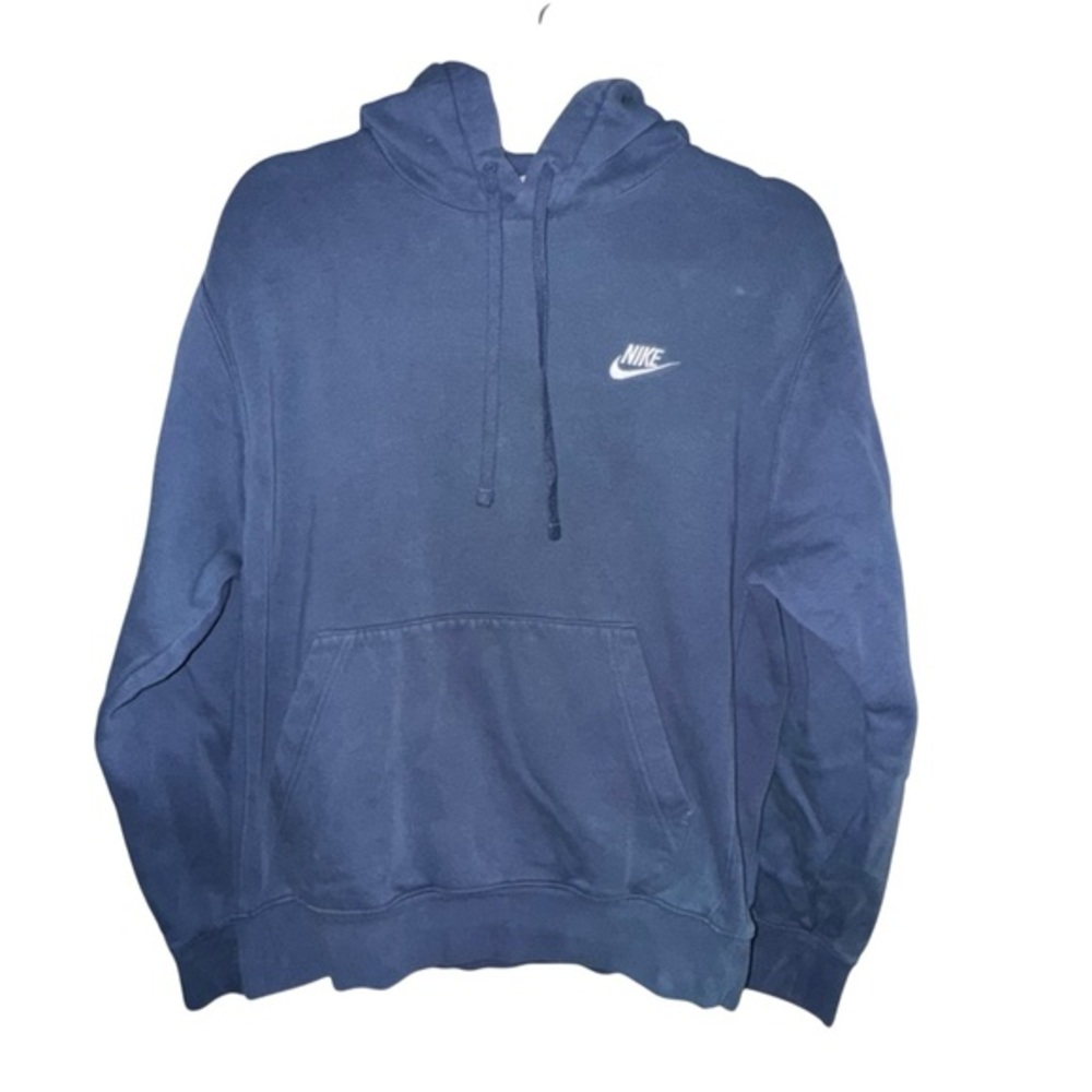 Nike Sportswear Club Fleece Pullover cozy streetwear Hoodie blue colorway small
